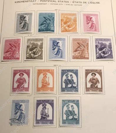Ватикан 1955-1971 гг. • Коллекция 360+ разных марок в полн. сериях на листах • MLH/MNH OG VF