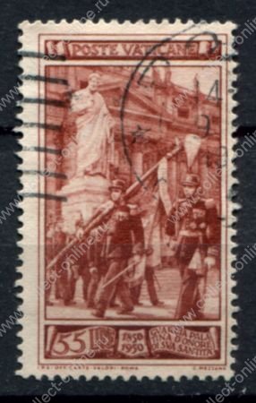 Ватикан 1950 г. • Mi# 173 • 55 L. • 100-летие Парской Гвардии • Used VF