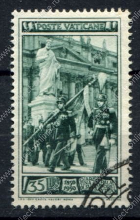 Ватикан 1950 г. • Mi# 172 • 35 L. • 100-летие Парской Гвардии • Used VF