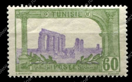Тунис 1921 г. • Iv# 75 • 60 c. • римский акведук • стандарт • MNH OG VF
