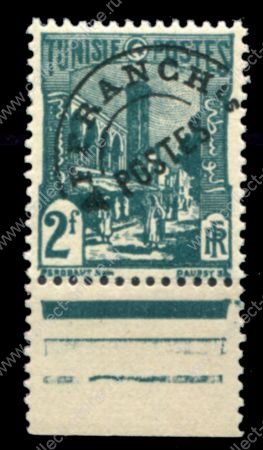 Тунис 1926-1947 гг. • Iv# PO 7 • 2 fr. • предгашение • стандарт • MNH OG XF+