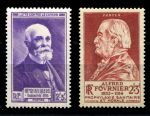 Франция 1946 г. • Iv# 748-749 • Выдающиеся граждане Франции • медики • полн. серия • MNH OG VF
