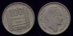 Алжир 1950 г. • KM# 93 • 100 франков • регулярный выпуск • XF+ ( кат. - $10+ )