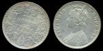 Британская Индия 1889 г. • KM# 492 • 1 рупия • королева Виктория • (серебро) • регулярный выпуск • MS BU