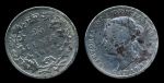 Канада 1888 г. • KM# 5 • 25 центов • Виктория • серебро • F- ( кат. -$55 )