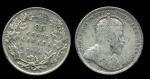 Канада 1906 г. • KM# 11 • 25 центов • Эдуард VII • серебро • регулярный выпуск • F-VF ( кат. -$50-75 )