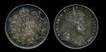 Канада 1909 г. • KM# 10 • 10 центов • Эдуард VII • серебро • регулярный выпуск • UNC- ( кат. - $400- )