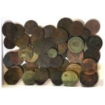 Россия XVIII - XX век • лот 48 монет не в сохране • медь