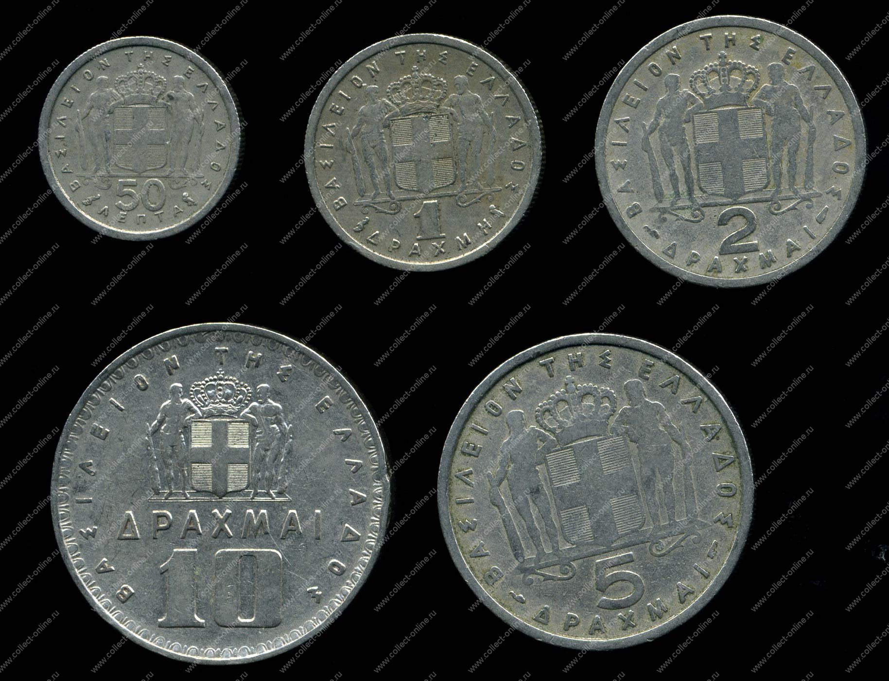 10 Драхм армии. Монеты VF-XF. Как они выглядят. Цена пуги \ККА\-1859-62гг. Коллекционер 8 букв