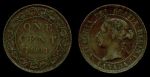 Канада 1901 г. • KM# 7 • 1 цент • королева Виктория • регулярный выпуск • XF