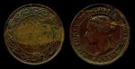 Канада 1900 г. • KM# 7 • 1 цент • королева Виктория • регулярный выпуск • XF-AU*