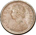 Британская Индия 1899 г. • KM# 483 • 1/12 анны • королева Виктория • регулярный выпуск • UNC- ( кат. - $30- )