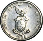 Филиппины 1938 г. M • KM# 181 • 10 сентаво • герб страны • регулярный выпуск • BU- ( кат. - $25- )