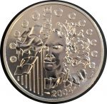 Франция 2004 г. • KM# 1390 • ¼ евро • Расширение Евросоюза • памятный выпуск • серебро • MS BU Люкс!!