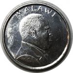 Малави 1996 г. • KM# 29 • 20 тамбала • президент Мулузи • слоны • регулярный выпуск • MS BU ( кат.- $5,00 )