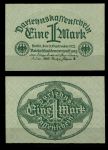 Германия 1922 г. • P# 61a • 1 марка • регулярный выпуск • UNC пресс