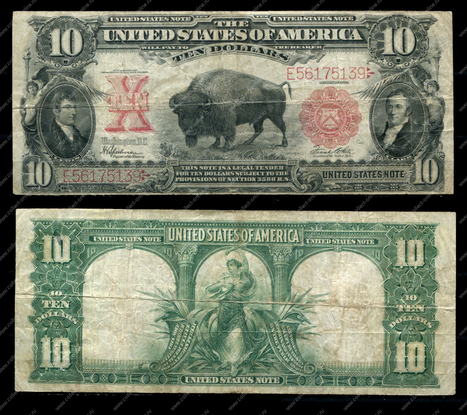 3 доллара сша в рублях. Банкнота США 10 долларов Бизон. Американские бумажные деньги. Старинные американские деньги. Старые банкноты США.