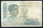 Мадагаскар 1950-1951 гг. • P# 46a • 100 франков • Банк Мадагаскара и Комор • регулярный выпуск • F