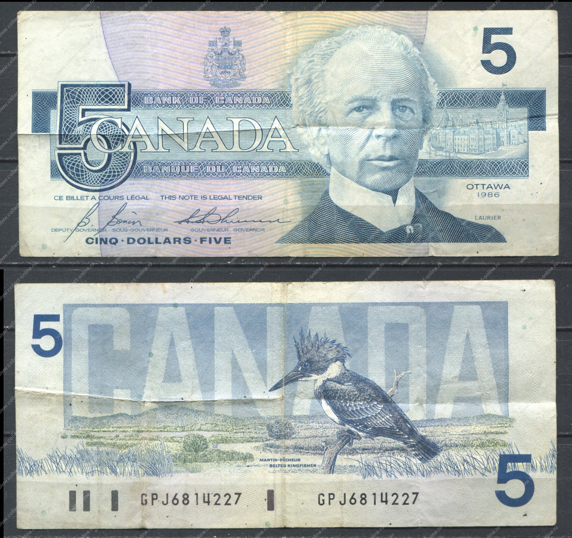 Канада 1986. 117 долларов в рублях