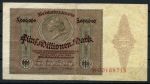 Германия 1923 г. • P# 90 • 5000000 марок • регулярный выпуск • XF-