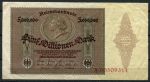 Германия 1923 г. • P# 90 • 5000000 марок • регулярный выпуск • XF-AU