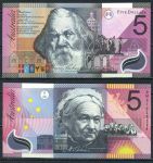 Австралия 2001 г. • P# 56 • 5 долларов • 100-летие Британского Содружества • памятный выпуск • UNC пресс