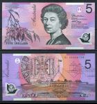 Австралия 2006 г. • P# 57d • 5 долларов • Елизавета II • регулярный выпуск • UNC пресс