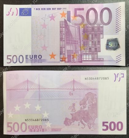 ЕС • Австрия 2002 г. • P# 14n • 500 евро • регулярный выпуск • Ж. Трише • UNC пресс