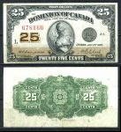 Канада 1923 г. • P# 11c • 25 центов • Campbell-Clark • регулярный выпуск • VF