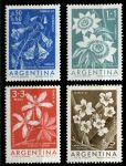 Аргентина 1960 г. • SC# B26-9 • Цветы • благотворительный выпуск • полн. серия • MNH OG VF