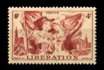 Франция 1945 г. • Iv# 739 • 4 fr. • Освобождение Эльзаса и Лотарингии • MNH OG VF