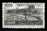 Ливан 1952 г. • SC# C174 • 300 p. • Архитектура и виды Ливана • древний амфитеатр • авиапочта • Used F-VF