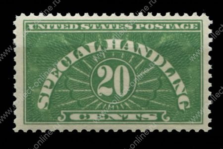 США 1925-1928 гг. • SC# QE3 • 20 c. • спец. доставка пакетов • MNH OG VF ( кат.- $ 8 )