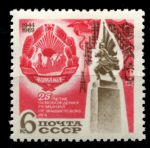 СССР 1969 г. • Сол# 3840 • 6 коп. • 25-летие освобождения Румынии • MNH OG VF
