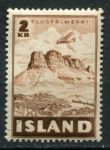 Исландия 1947 г. • Mi# 245 • 2 kr. • гидросамолет над горами • авиапочта • MNH OG VF