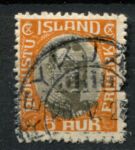 Исландия 1920 г. • Mi# DM 35 • 5 a. • Кристиан X • официальная почта • Used VF