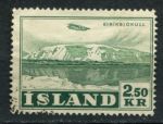 Исландия 1952 г. • Mi# 279 • 2.50 kr. • гидроплан над заливом • авиапочта • Used VF