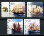 Австралия 1999 г. • Sc# 1729-1732 • Парусные корабли • полн. серия • MNH OG XF ( кат.- £6 )