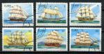 Куба 1989 г. • Mi# 3306-3311 • 1 - 50 c. • парусные корабли • полн. серия • Used(ФГ) OG VF