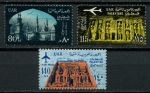 Египет • для Палестины 1963 г. • Sc# NC33-35 • достопримечательности • авиапочта • полн. серия • MH OG VF