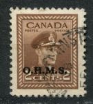 Канада 1949-1950 гг. • Sc# O2 • 2 c. • надпечатка "O.H.M.S." • Used VF ( кат. - $8 )