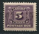 Канада 1906-1928 гг. • Sc# J4 • 5 c. • перф. 12 • доплата • MNH OG VF ( кат. - $40 )