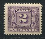 Канада 1906-1928 гг. • Sc# J2 • 2 c. • перф. 12 • доплата • MH OG VF ( кат. - $25 )