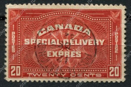 Канада 1930 г. • Sc# E4 • 20 c. • спец. доставка • Used VF ( кат.- $20 )