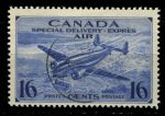 Канада 1942 г. • Sc# CE1 • 16 c. • самолет над плотиной • авиапочта • Used VF