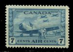 Канада 1943 г. • Sc# C8 • 7 c. • учебный истребитель • авиапочта • MH OG VF