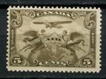 Канада 1928 г. • Sc# C1 • 5 c. • аэроплан над глобусом • авиапочта • MH OG VF ( кат. - $15 )