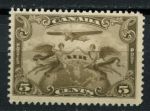 Канада 1928 г. • Sc# C1 • 5 c. • аэроплан над глобусом • авиапочта • MH OG VF ( кат. - $15 )