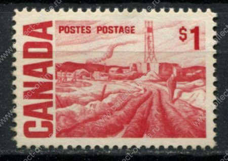Канада 1967-1972 гг. • Sc# 465B • $1 • нефтяные поля • стандарт • MNG VF