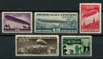 СССР 1931 г. • Сол# 373-377 • 10 коп. - 1 руб. • Дирижаблестроение в СССР • лин. • полн. серия • MH OG F-VF